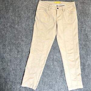 Lole Womens Size 6 Tan Beige Ankle Pants Stretch Casual Travel Outdoor Hiking